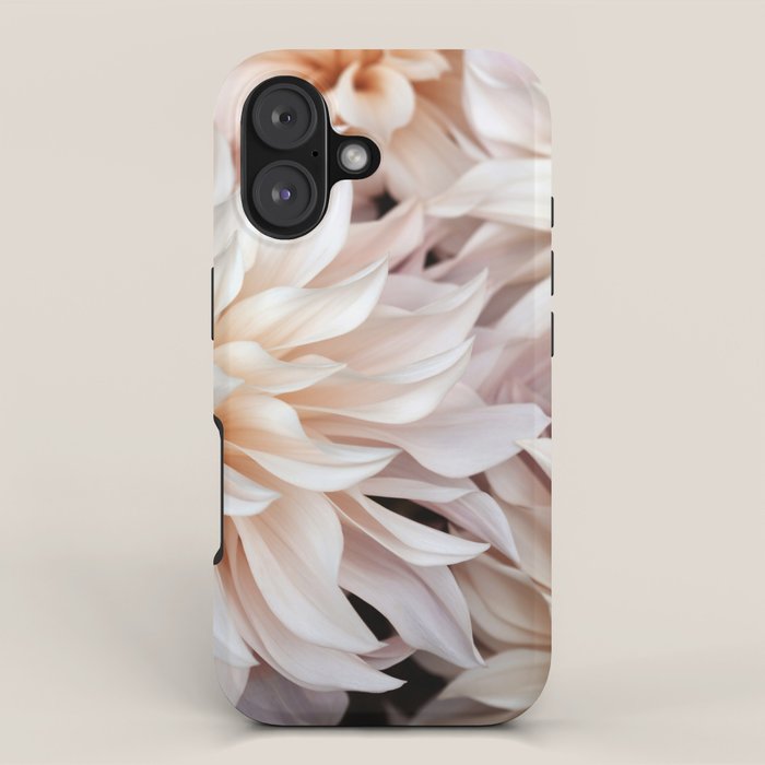 Cafe Au Lait #3 - Modern Floral Photograph iPhone Case Gallery Image 1