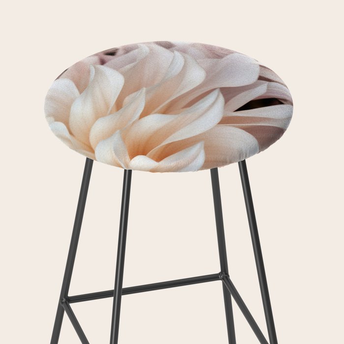 Cafe Au Lait #3 - Modern Floral Photograph Stool Gallery Image 2