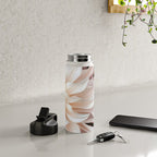 Cafe Au Lait #3 - Modern Floral Photograph Water Bottle Gallery Image 4