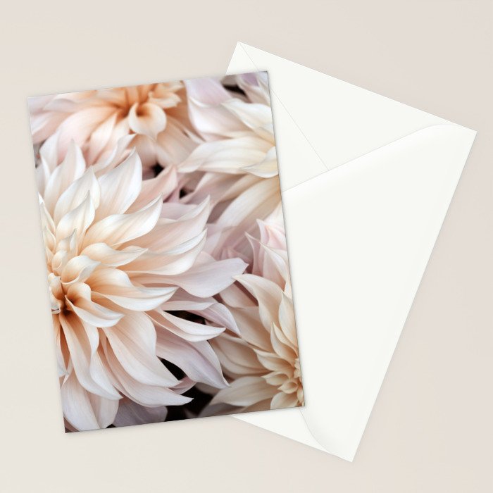 Cafe Au Lait #3 - Modern Floral Photograph Stationery Card Gallery Image 2