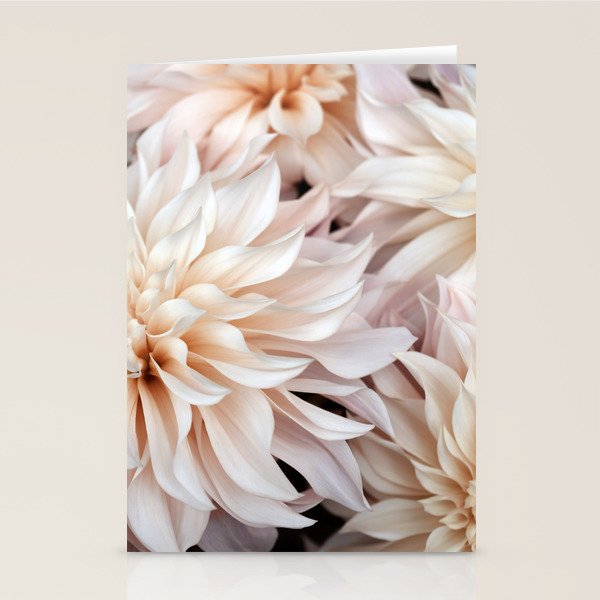 Cafe Au Lait #3 - Modern Floral Photograph Stationery Card Gallery Image 1