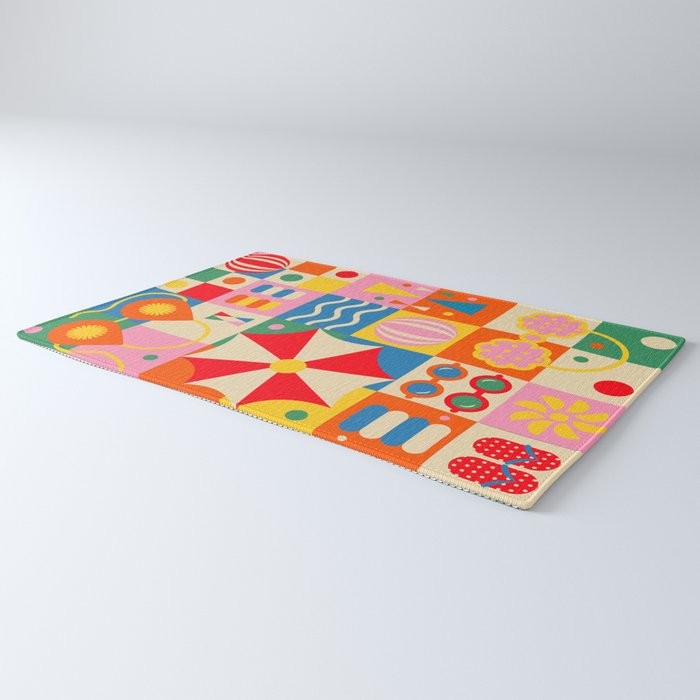 Summer Beach Lifestyle Rug Gallery Image 3