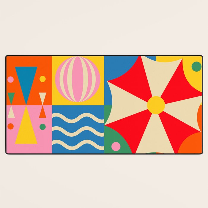 Summer Beach Lifestyle Desk Mat Gallery Image 3