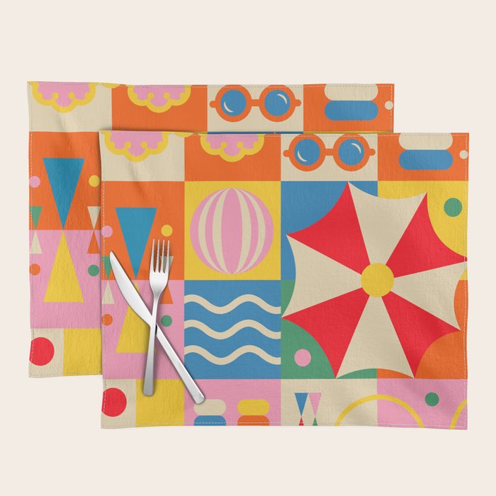 Summer Beach Lifestyle Placemat Gallery Image 1