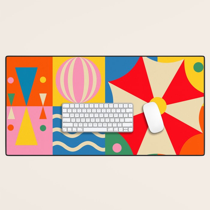 Summer Beach Lifestyle Desk Mat Gallery Image 1