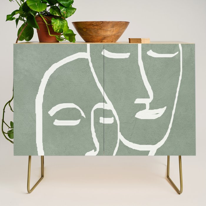 Abstract Masks Credenza Gallery Image 1