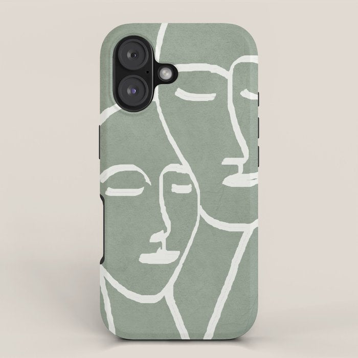 Abstract Masks iPhone Case Gallery Image 1