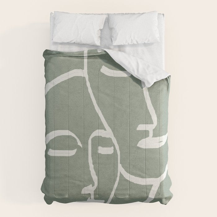 Abstract Masks Comforter Gallery Image 6