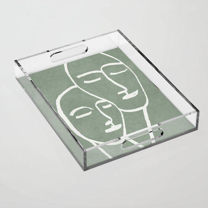 Abstract Masks Acrylic Tray Gallery Image 1