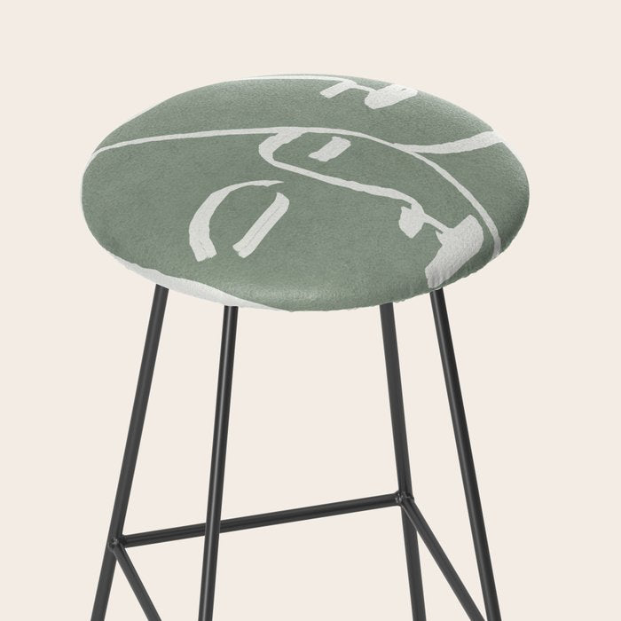 Abstract Masks Stool Gallery Image 2