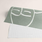 Abstract Masks Wrapping Paper Gallery Image 2