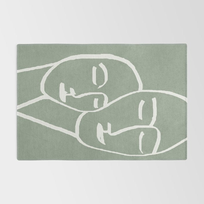 Abstract Masks Rug Gallery Image 2