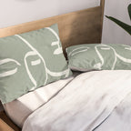 Abstract Masks Pillow Sham Gallery Image 2