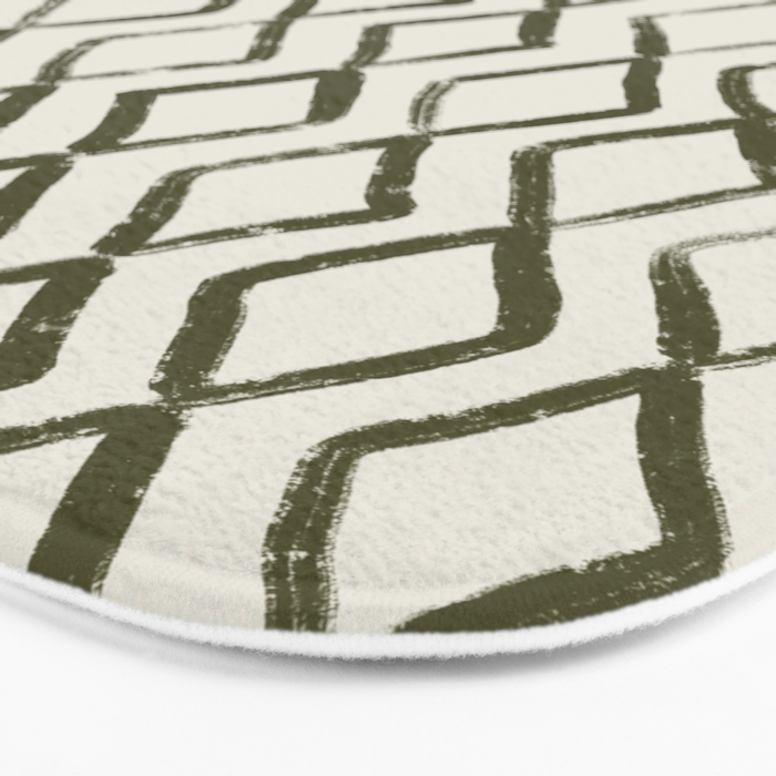 Simple Hand Drawn Pattern #6 Bath Mat Gallery Image 3