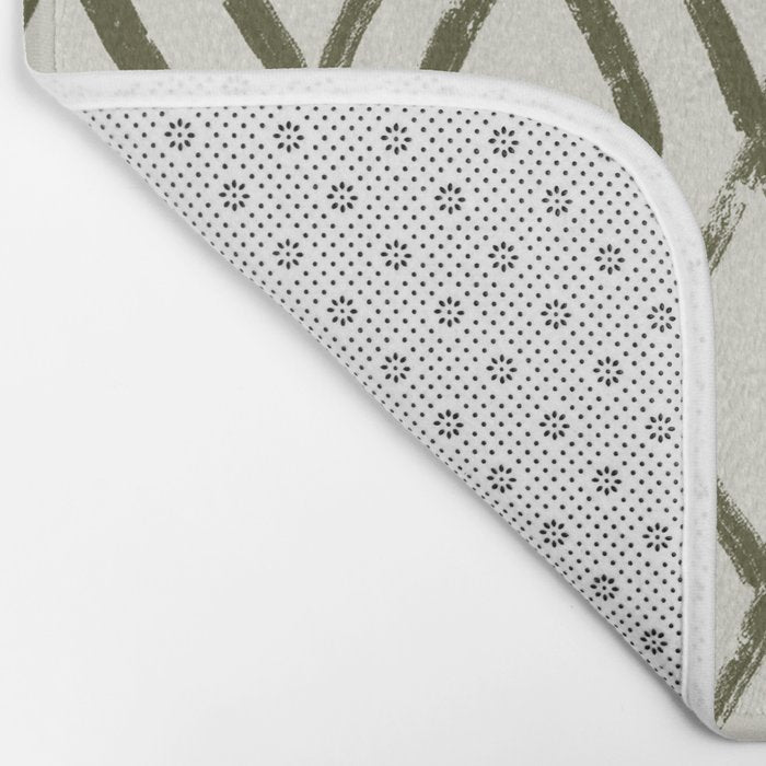Simple Hand Drawn Pattern #6 Bath Mat Gallery Image 2