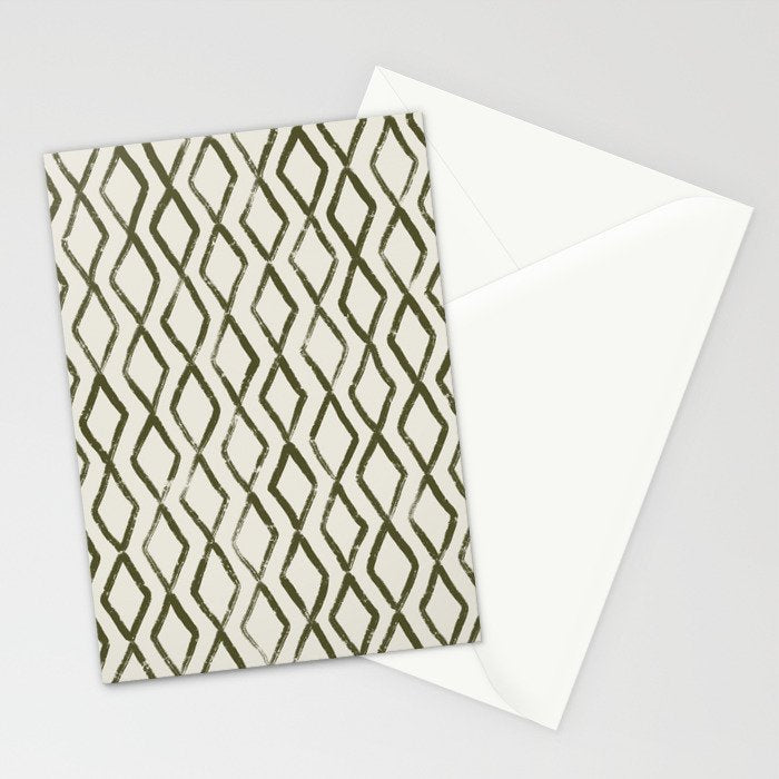 Simple Hand Drawn Pattern #6 Stationery Card Gallery Image 2