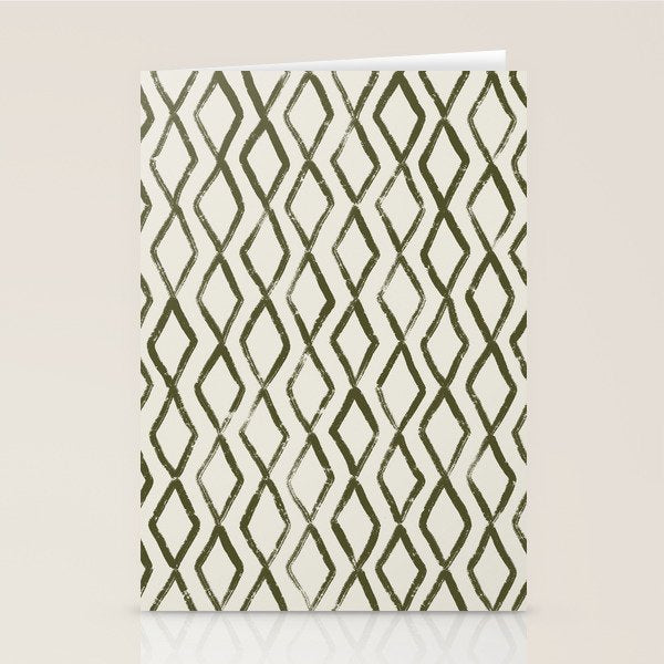 Simple Hand Drawn Pattern #6 Stationery Card Gallery Image 1