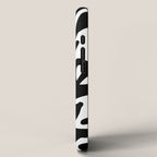 Abstract black and white organic nature art pattern iPhone Case Gallery Image 2