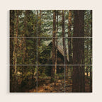 Woodland Cabin Wood Wall Art Gallery Image 1