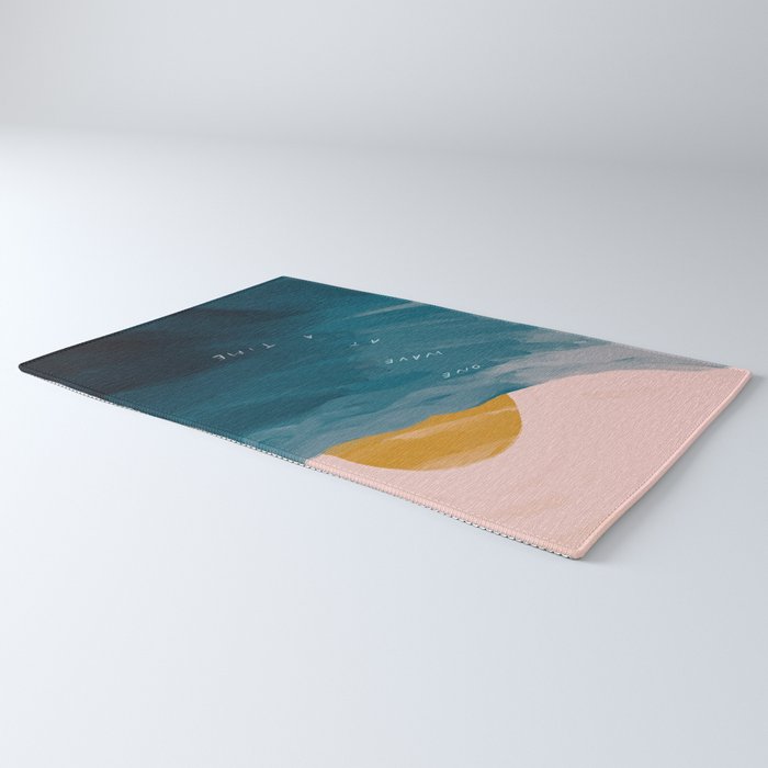 "One Wave At A Time" Rug Gallery Image 3
