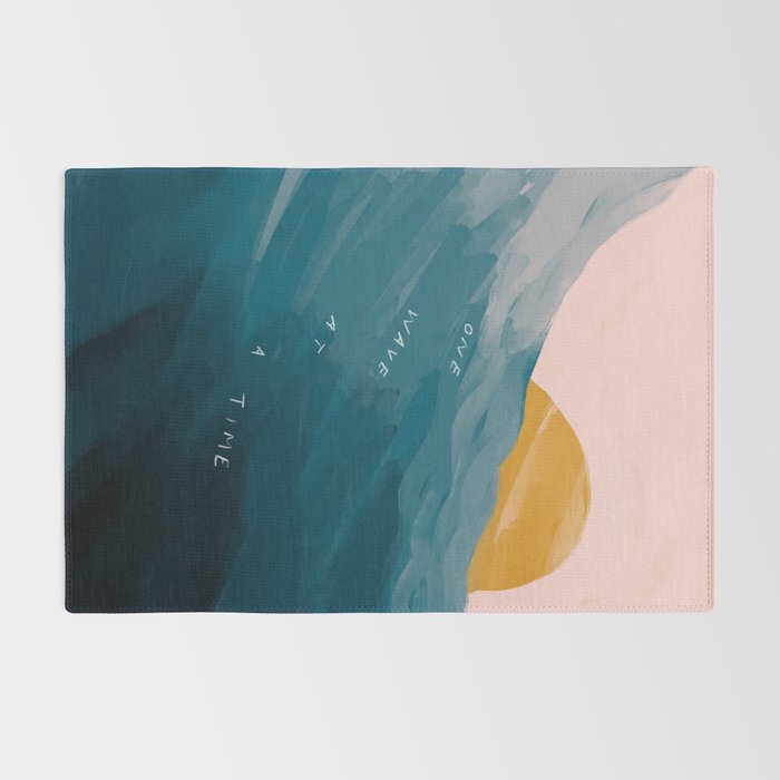 "One Wave At A Time" Rug Gallery Image 2