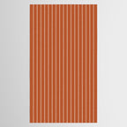 Minimal Arch XX Red Modern Geometric Lines Tablecloth Gallery Image 2