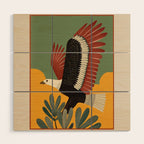 Bald Eagle in Flight Wood Wall Art Gallery Image 1