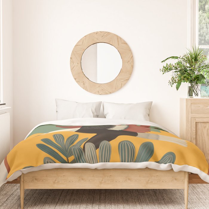 Bald Eagle in Flight Duvet Cover Gallery Image 3