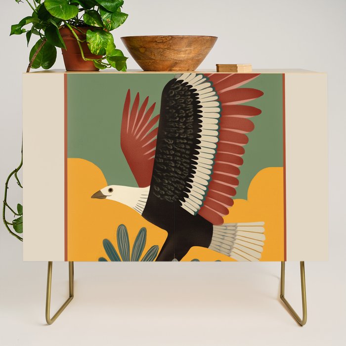Bald Eagle in Flight Credenza Gallery Image 1