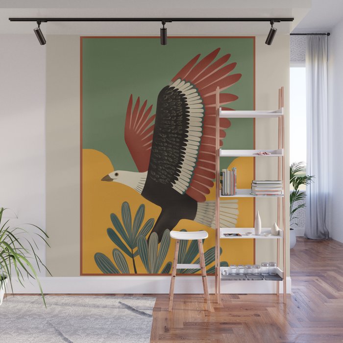 Bald Eagle in Flight Wall Mural Gallery Image 1