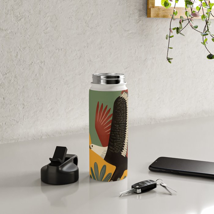 Bald Eagle in Flight Water Bottle Gallery Image 4