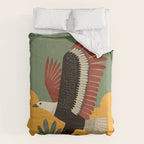 Bald Eagle in Flight Comforter Gallery Image 6