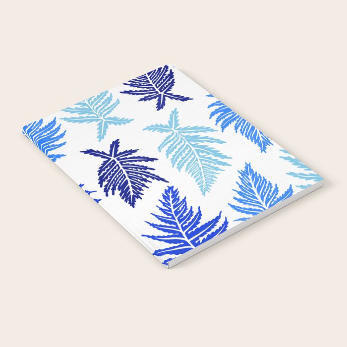 Inked Ferns - Blue Palette Notebook Gallery Image 1