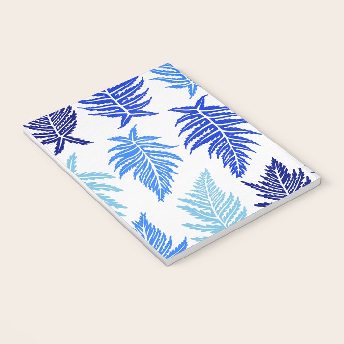 Inked Ferns - Blue Palette Notebook Gallery Image 3
