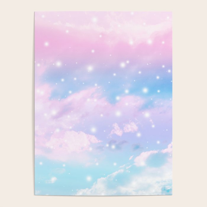 Pastel Cosmos Dream #4 #decor #art #society6 Poster Gallery Image 1