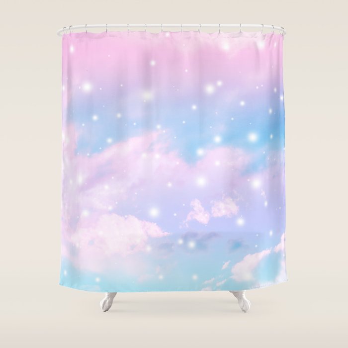 Pastel Cosmos Dream #4 #decor #art #society6 Shower Curtain Gallery Image 1
