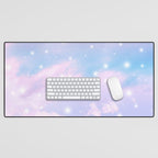 Pastel Cosmos Dream #4 #decor #art #society6 Desk Mat Gallery Image 1
