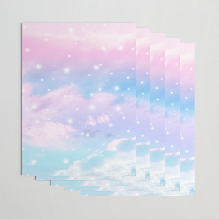 Pastel Cosmos Dream #4 #decor #art #society6 Wrapping Paper Gallery Image 3