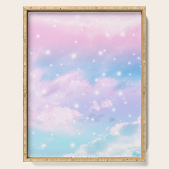 Pastel Cosmos Dream #4 #decor #art #society6 Serving Tray Gallery Image 1