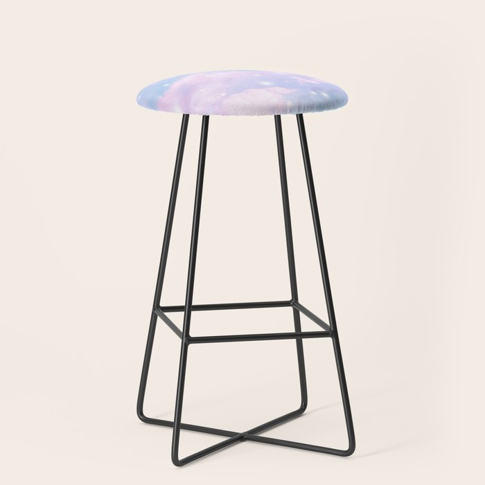 Pastel Cosmos Dream #4 #decor #art #society6 Stool Gallery Image 1