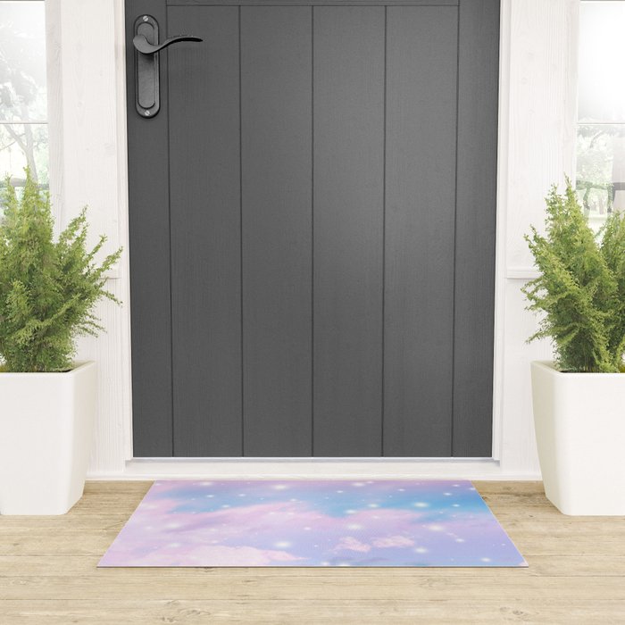 Pastel Cosmos Dream #4 #decor #art #society6 Welcome Mat Gallery Image 3