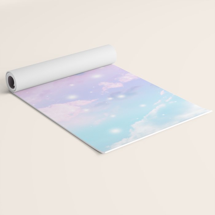 Pastel Cosmos Dream #4 #decor #art #society6 Yoga Mat Gallery Image 2