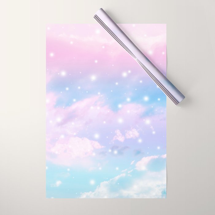 Pastel Cosmos Dream #4 #decor #art #society6 Wrapping Paper Gallery Image 1
