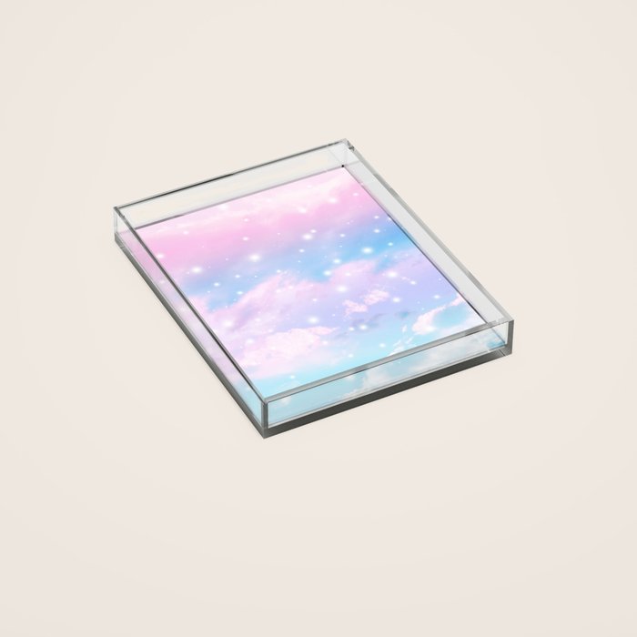 Pastel Cosmos Dream #4 #decor #art #society6 Acrylic Tray Gallery Image 2