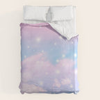 Pastel Cosmos Dream #4 #decor #art #society6 Duvet Cover Gallery Image 6