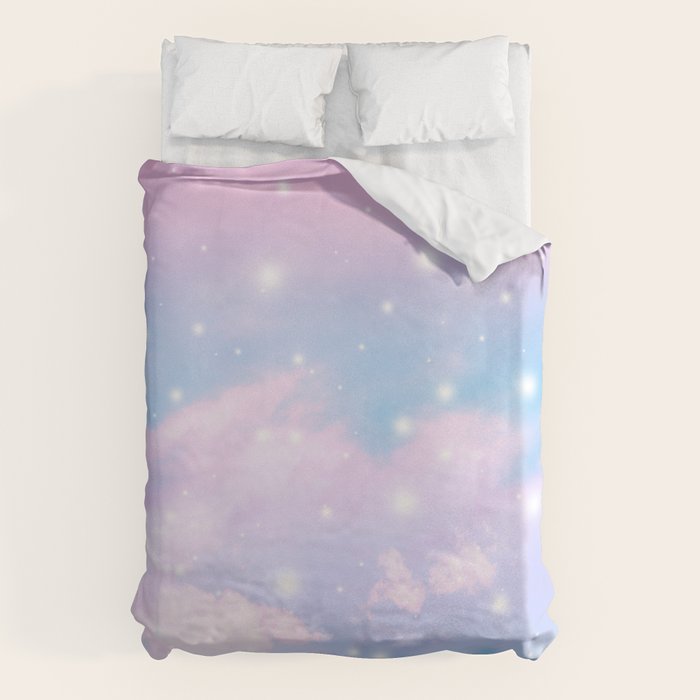 Pastel Cosmos Dream #4 #decor #art #society6 Duvet Cover Gallery Image 6