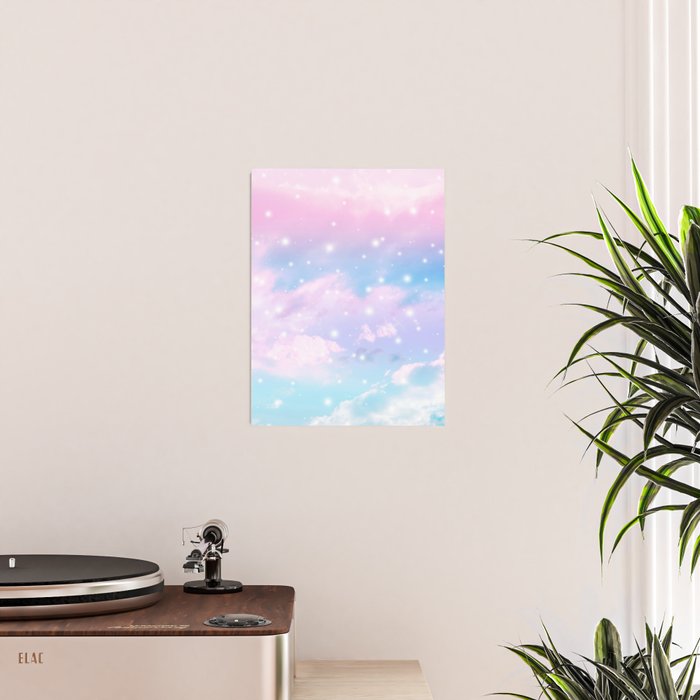 Pastel Cosmos Dream #4 #decor #art #society6 Poster Gallery Image 2