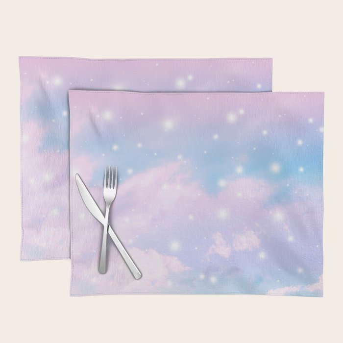 Pastel Cosmos Dream #4 #decor #art #society6 Placemat Gallery Image 1