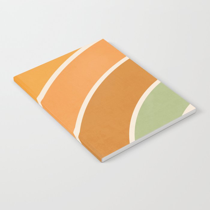 Retro curve Notebook