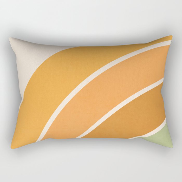 Retro curve Rectangular Pillow Gallery Image 2
